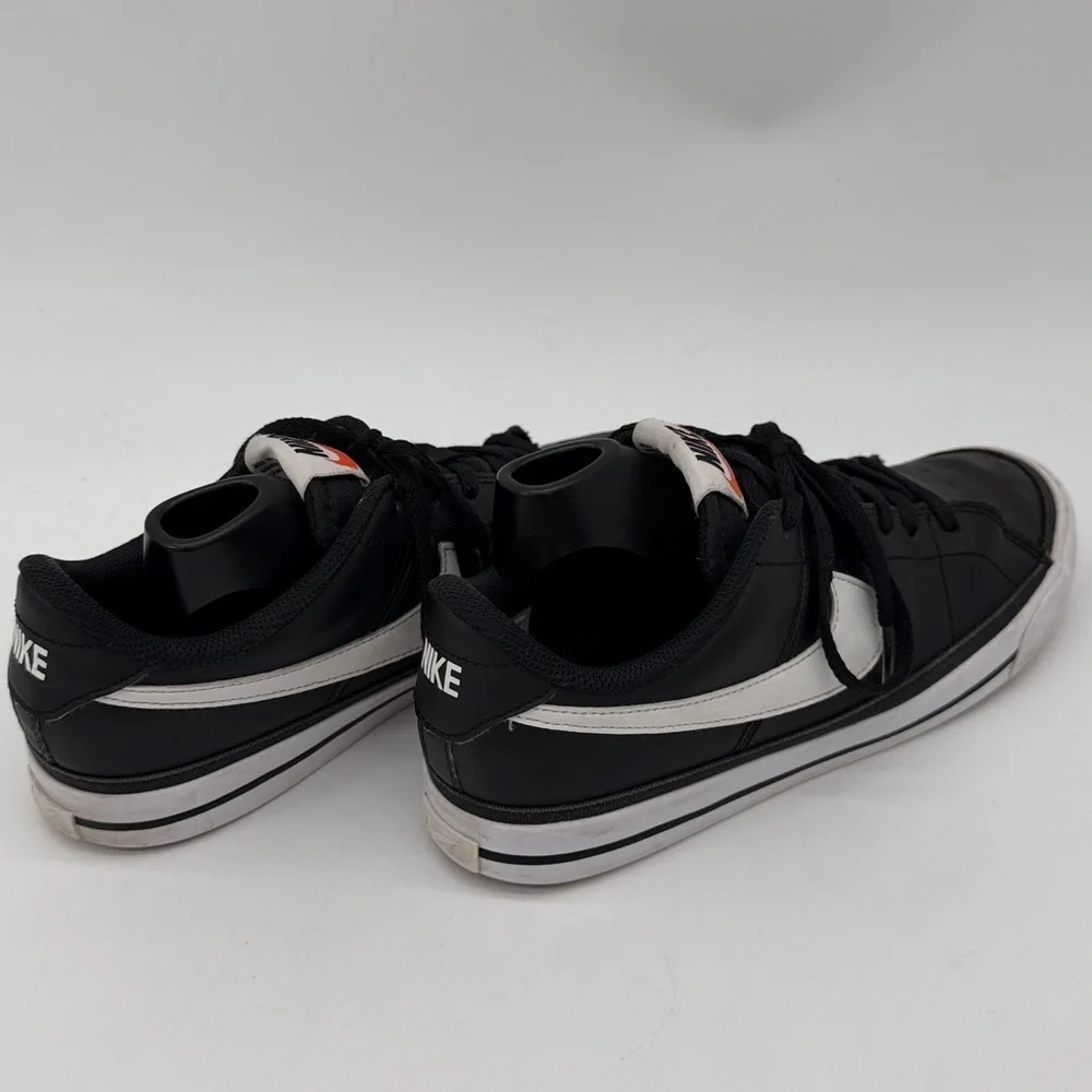 Nike Boys Court Legacy DA5380-002 Black Casual Leather Shoes Sneakers Size 6Y